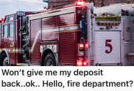 His Landlord Wouldn’t Give Him His Deposit Money Back, So He Reported An Unsafe Staircase To The Fire Department