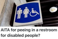 She Was At A Restaurant When She Needed To Use The Restroom, But Another Woman Got Really Mad At Her For Using The Wrong One