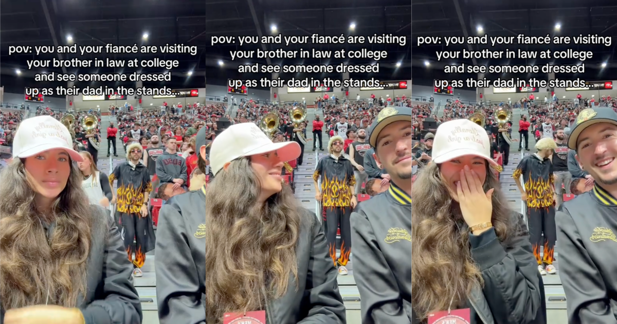couple at a basektball game