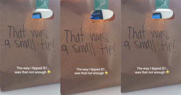 photos of a delivery bag