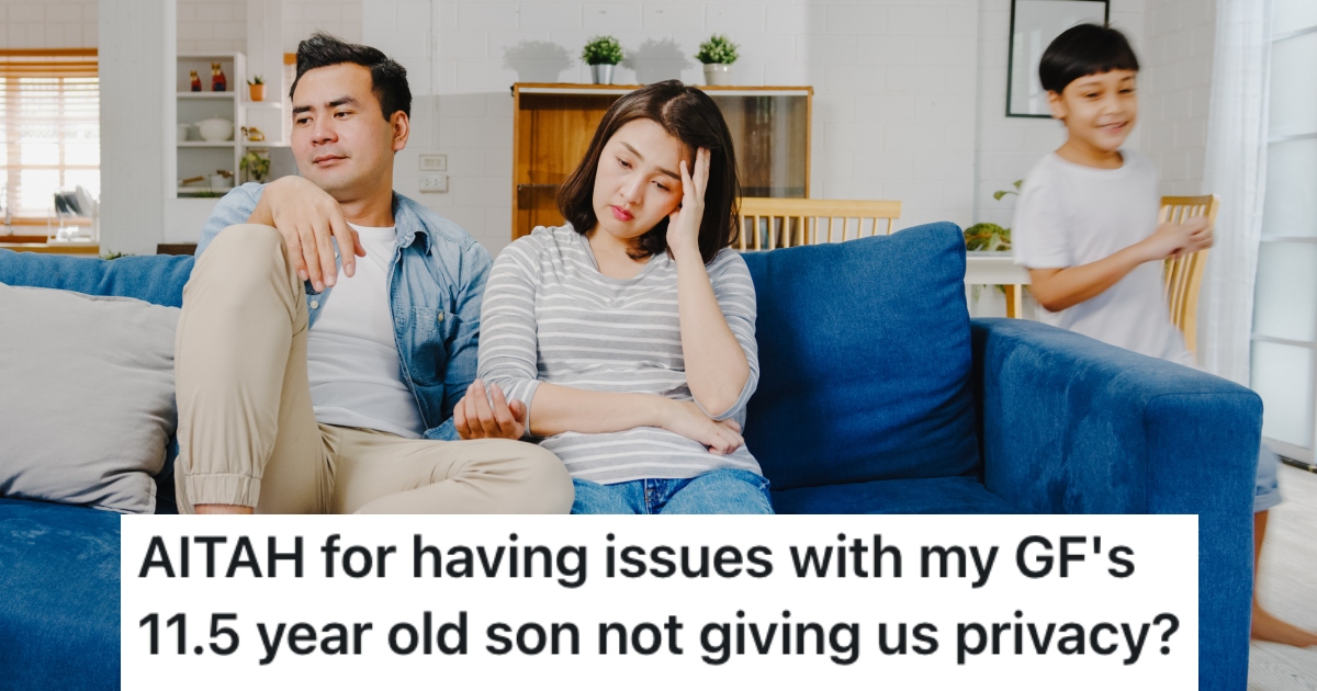 His Girlfriends Son Wont Let Him Be Alone With His Mom, And Hes Getting Sick And Tired of It couple with a young child