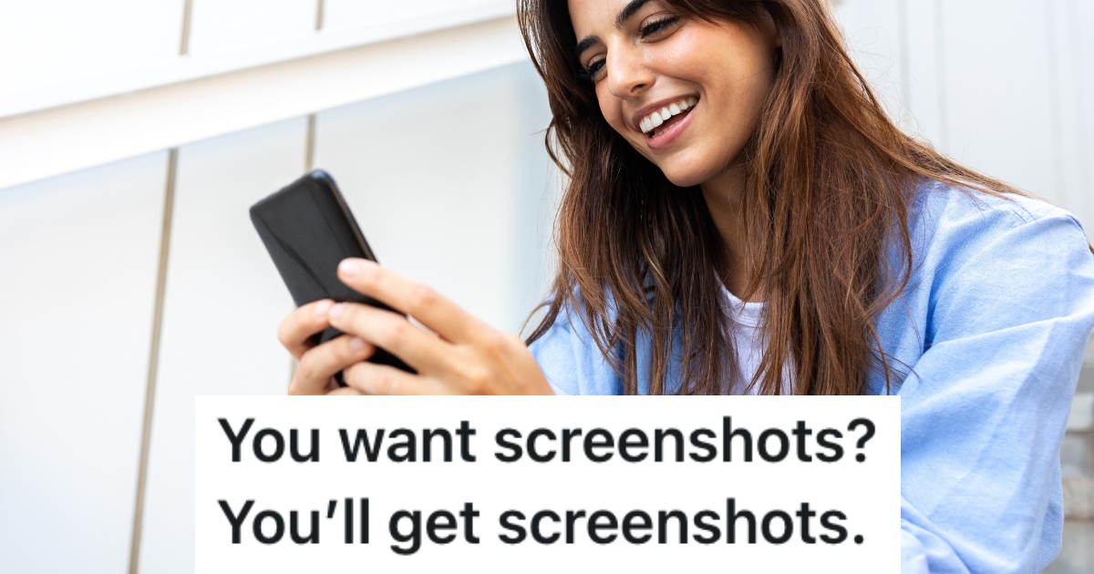 young woman looking at her phone