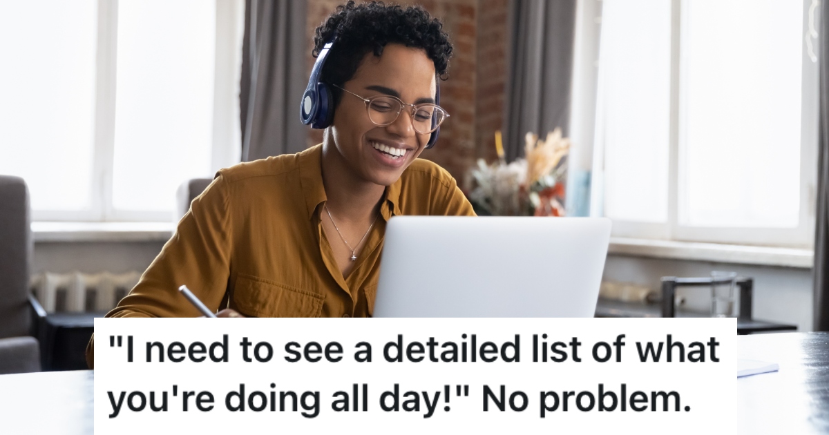 woman working on a computer