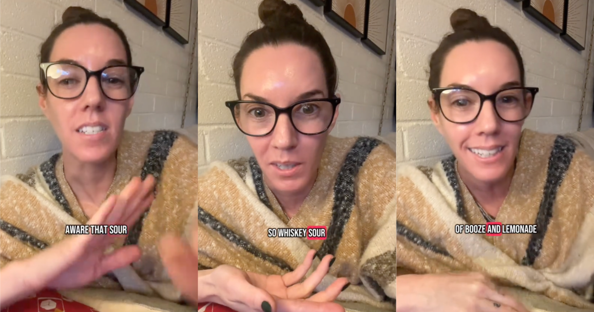 A Bartender Shared What Customers Really Get When They Order Sour Drinks woman talking about bartending