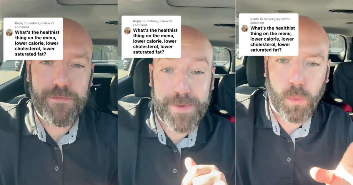 man talking about mcdonald's