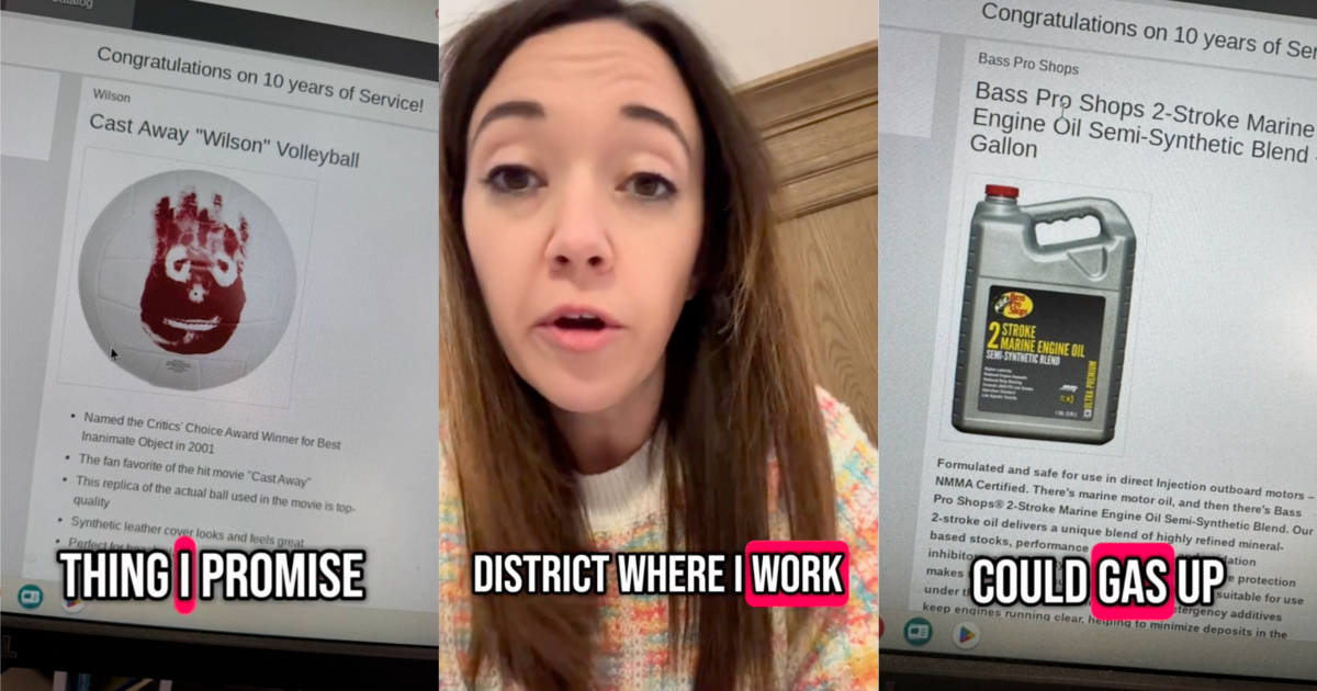 woman talking about her job