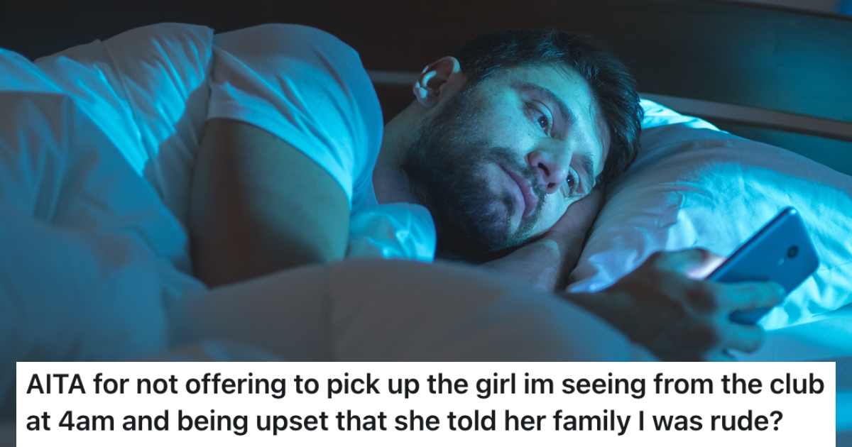 man in bed on a phone