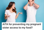 His Pregnant Sister Won’t Stop Eating All His Food, So He Put A Mini-Fridge In His Bedroom