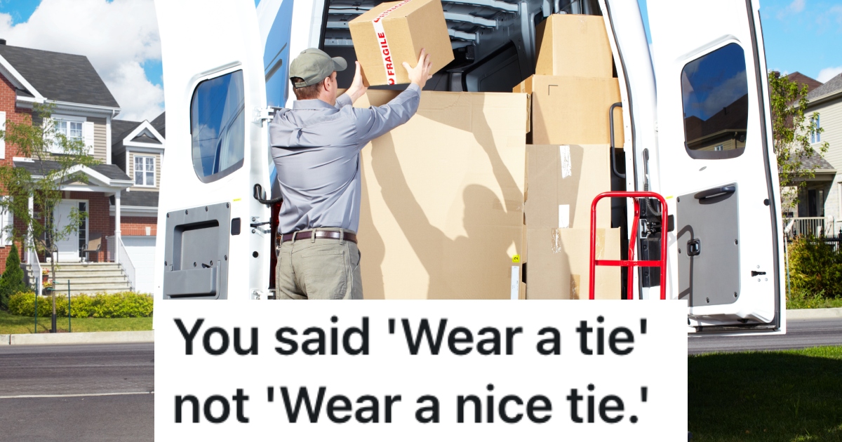 man putting boxes in a van