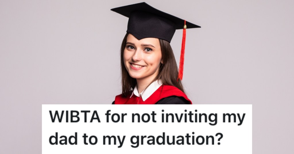 woman in a cap and gown