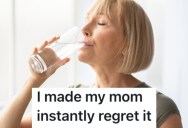 A Kid’s Mom Wouldn’t Stop Giving Them A Hard Time, So They Poured A Bunch Of Salt In Her Water To Gross Her Out