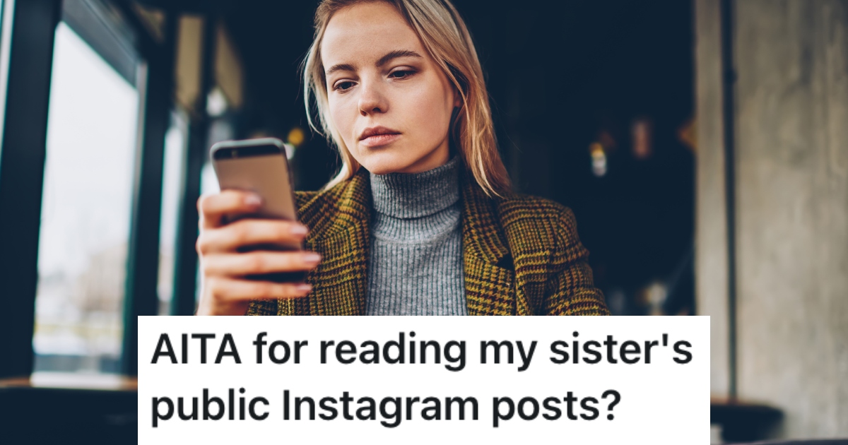 woman looking at a phone