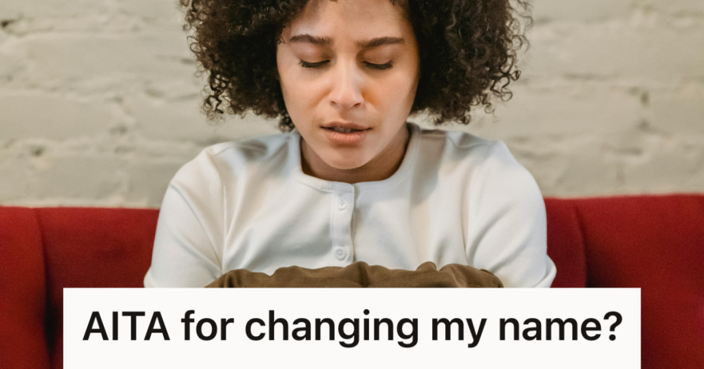 upset woman sitting on the couch