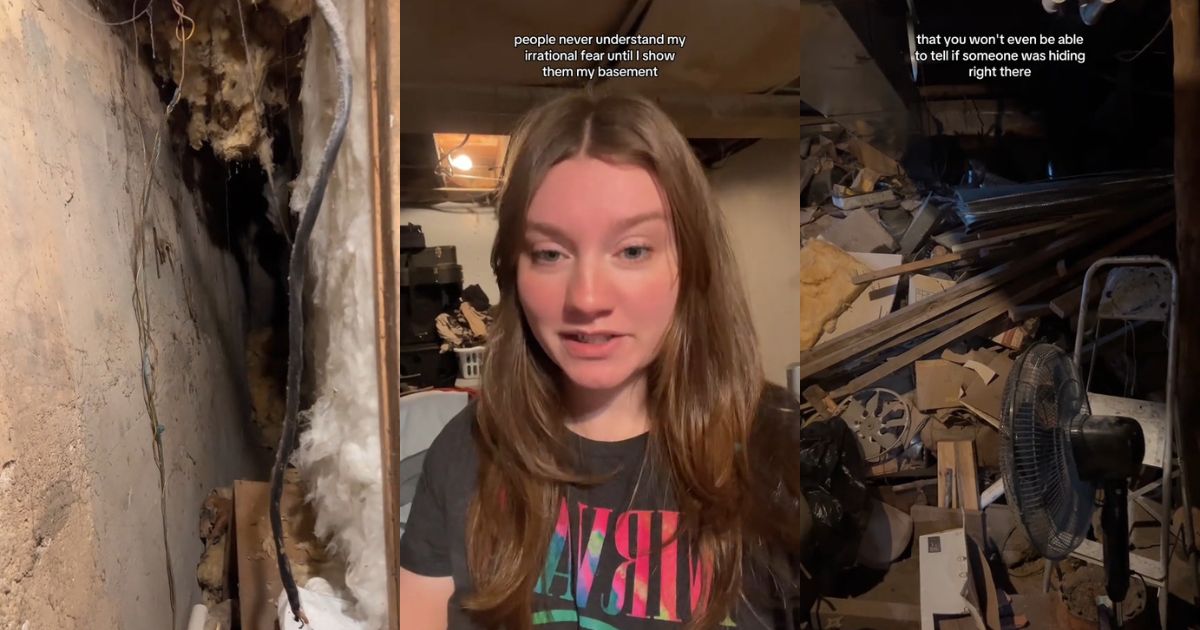 Bobbie Curtis Lee in her basement