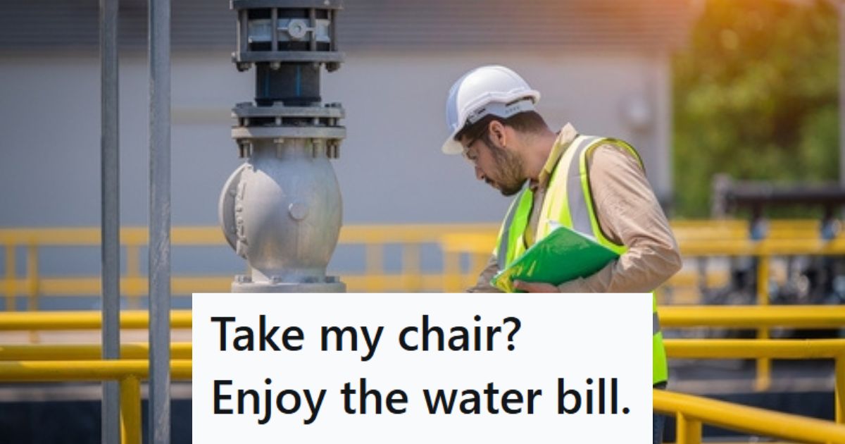 Man inspecting water pipes