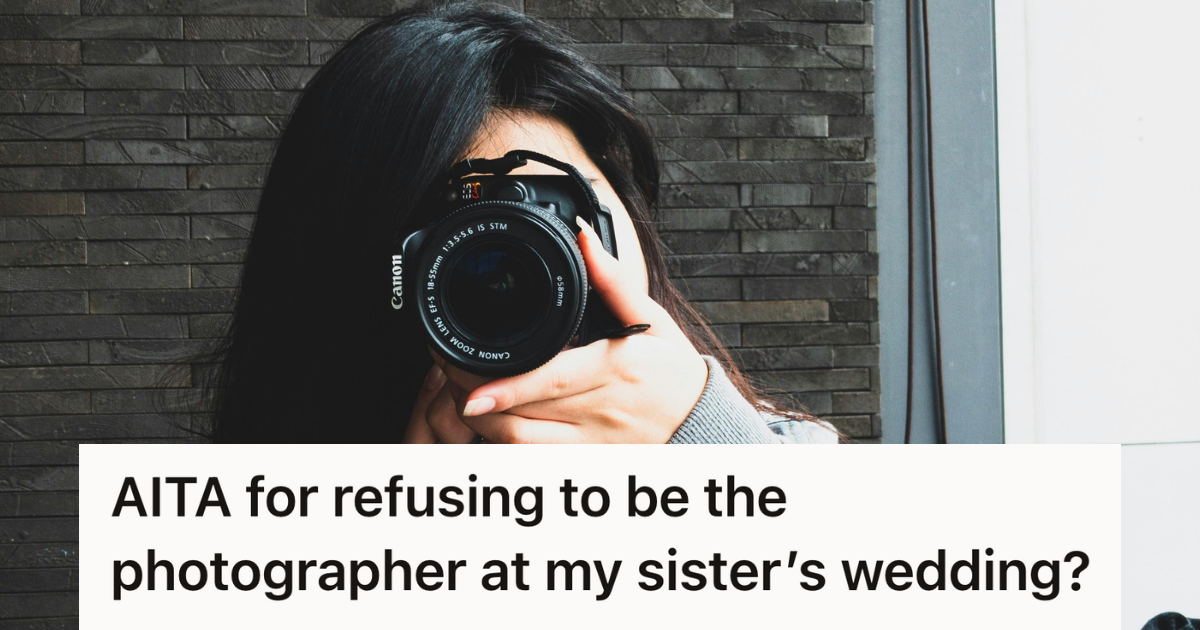 woman with a professional camera