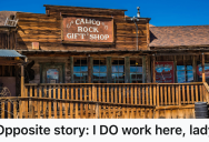 Confused Tourist Asked The Cashier Where She Worked, So She Stared In Silence Until The Answer Became Obvious