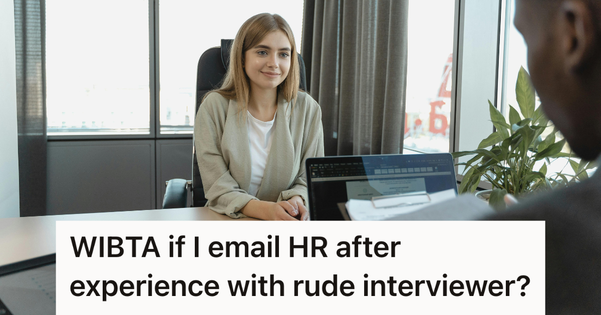 young professional being interviewed