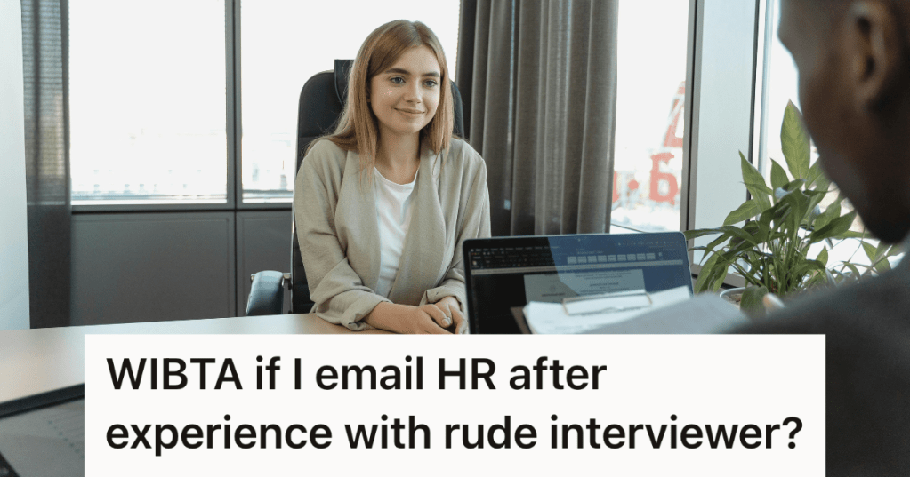 young professional being interviewed