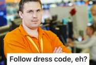 A Manager Gave Him A Hard Time About His Belt, So He Made Her Look Foolish