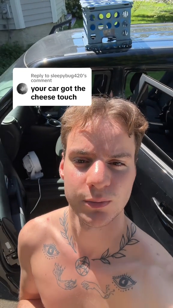 @altknowbody with his blue cheese infested car