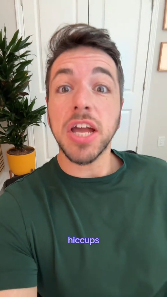 Kareem Clark discussing hiccup cures