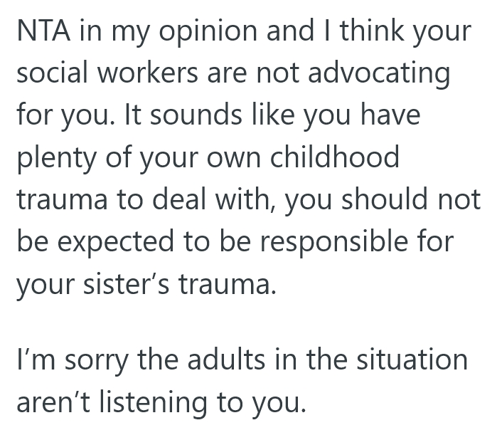 2025 08 11 22 17 08 She Has A Much Younger Half Sister She Doesnt Want To Be Around, But Now The Family Is Claiming That She Needs To Do It Anyway