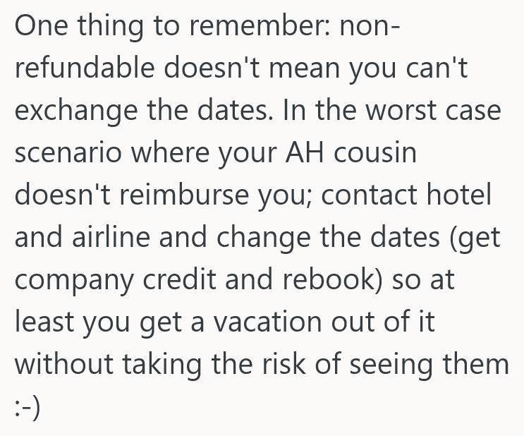 2025 08 13 16 53 09 She Got Tossed Into The Uninvited Pile By Her Family Association, But Shes Still On The Hook To Pay For All The Wedding Travel
