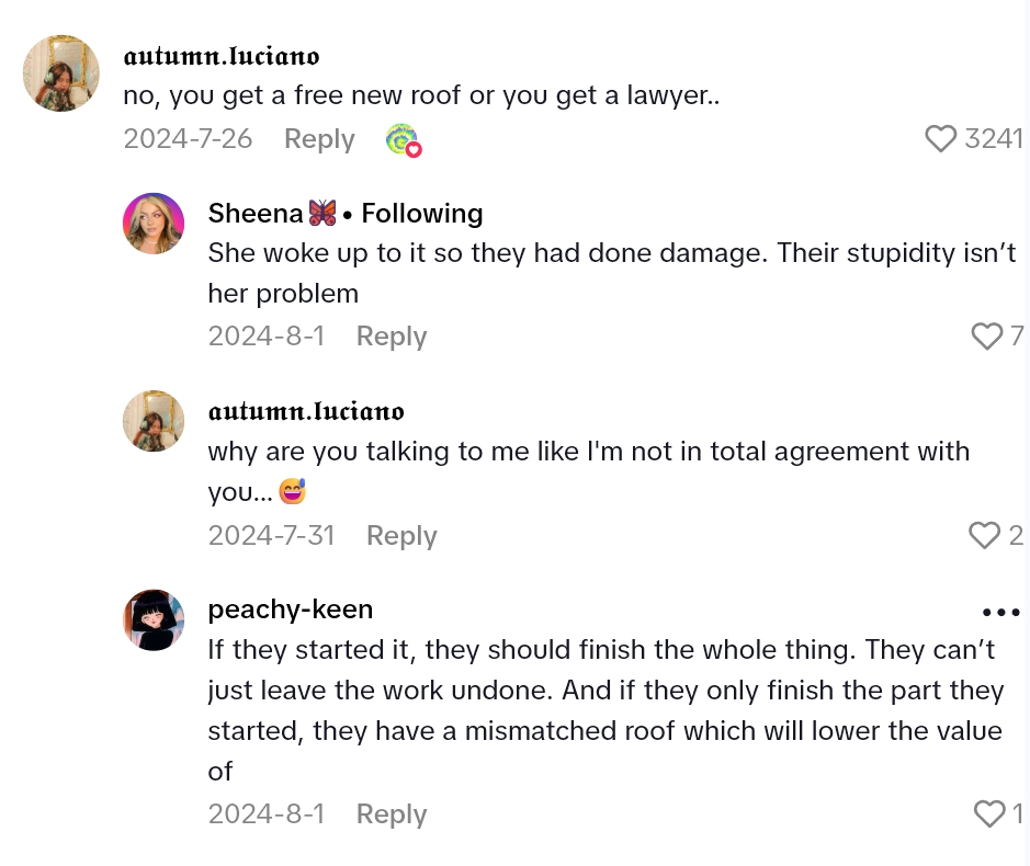 2025 08 15 23 09 10 She Looked Out And Saw Roofers Hard At Work On Her House. Only Problem Was They Were On The Wrong House.