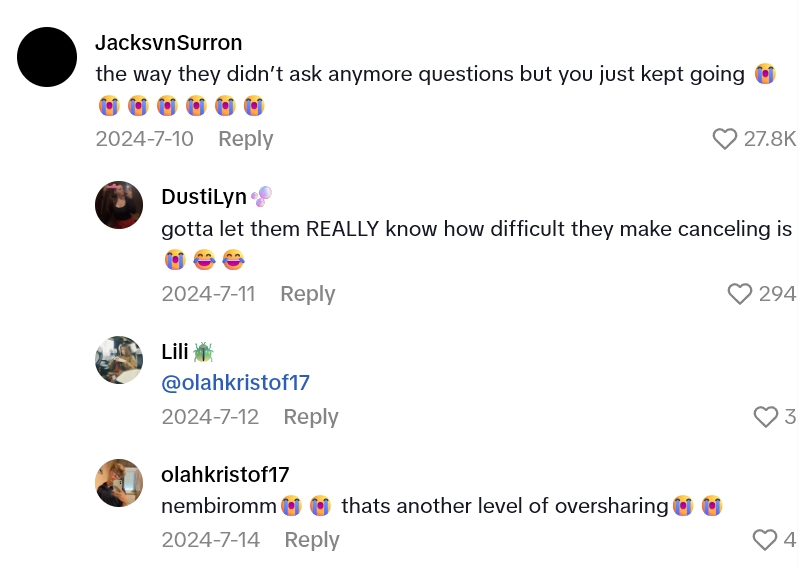 2025 08 23 13 55 54 Girl Has To Give A Good Reason For Cancelling Her Planet Fitness Membership, And Comes Up With The Most Hilariously Bonkers Story Imaginable