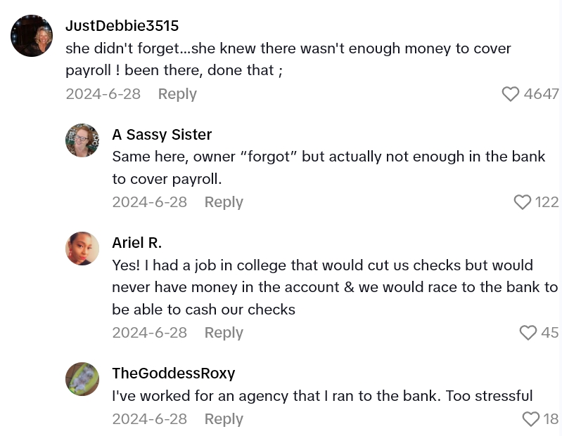 2025 08 23 14 17 58 Im not going to do any work until I get paid.   Her Boss Forgot To Run Payroll Again, And This Time She Just Walked Out of the Building