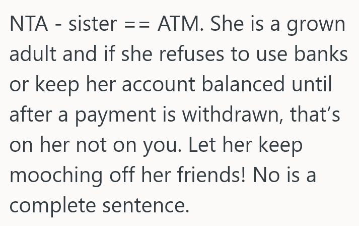 2025 08 25 20 29 05 Her Sister Doesnt Keep Her Money In A Bank, So When She Pays Bills She Often Has to Borrow Cash People Dont Want To Give