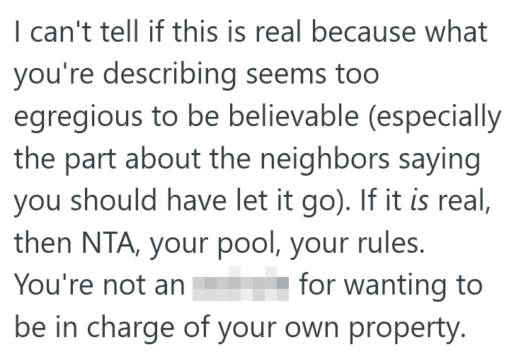 2025 08 25 21 43 54 Neighbor Wasnt Happy About Having To Follow Rules In Order To Use Their Pool, So She Wrote Up Her Own Rules