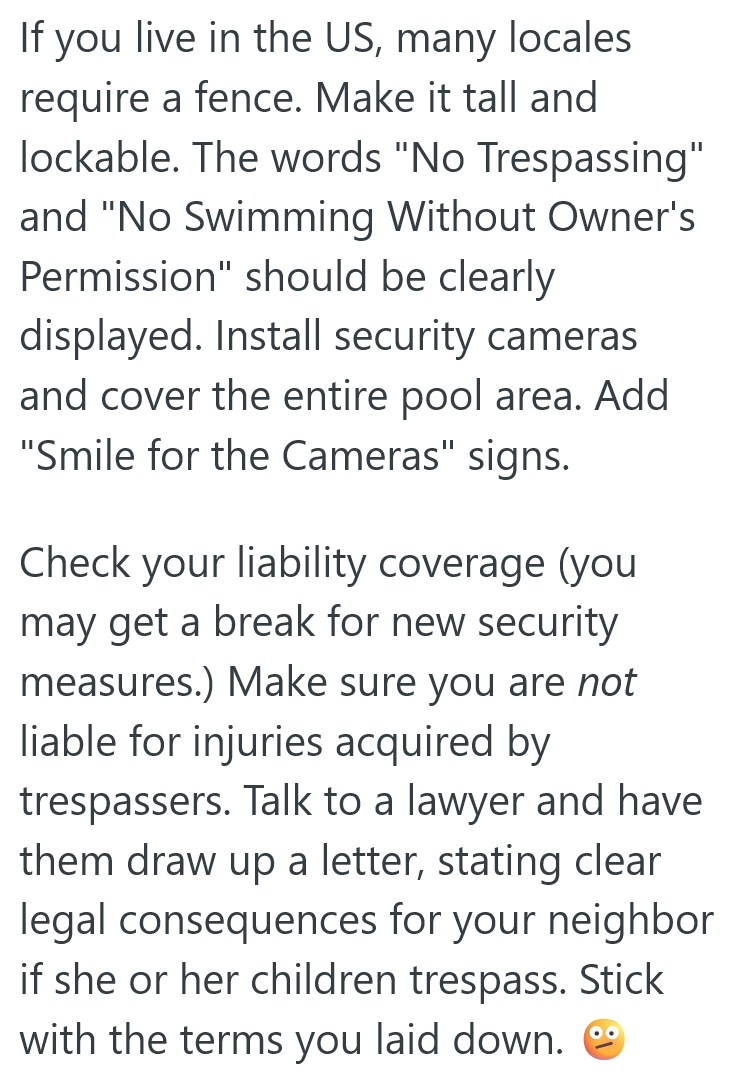 2025 08 25 21 44 35 Neighbor Wasnt Happy About Having To Follow Rules In Order To Use Their Pool, So She Wrote Up Her Own Rules