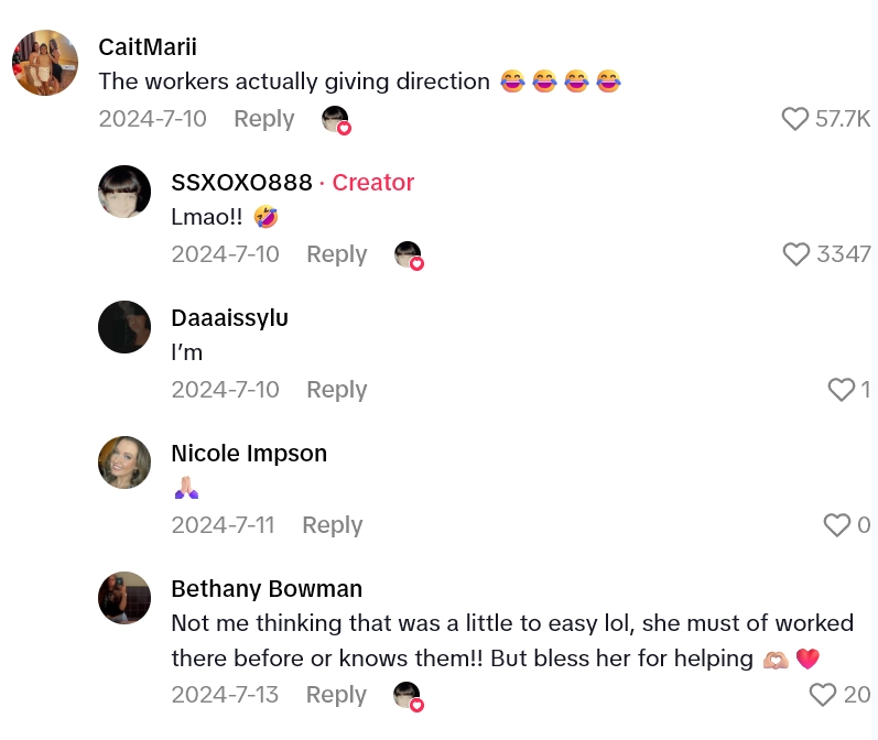 2025 08 27 17 32 15 Diner Gets Stressed Out On Servers Behalf, Gets Up And Starts Doing Her Work For Her