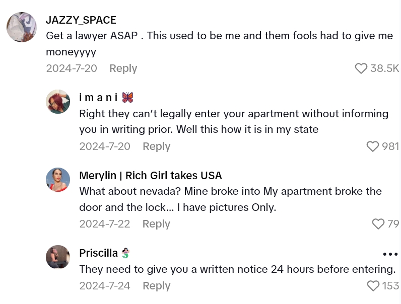 2025 08 28 19 47 36 Tenant Says Her Building Concierge Keeps Using His Key To Come Into Her Apartment, And She Finally Got It On Camera