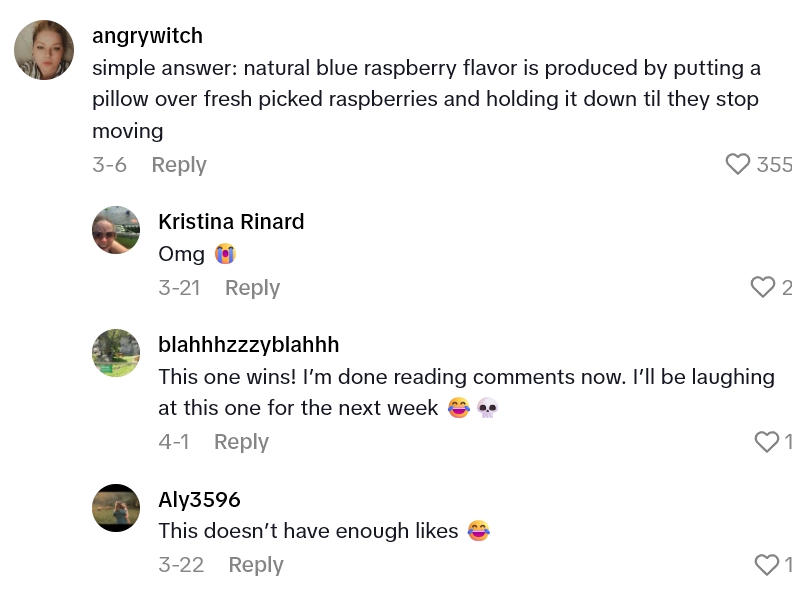 2025 08 28 20 18 38 She Was Enjoying Her Favorite Snack, But Then She Discovered It Contained Natural Blue Raspberry Flavor