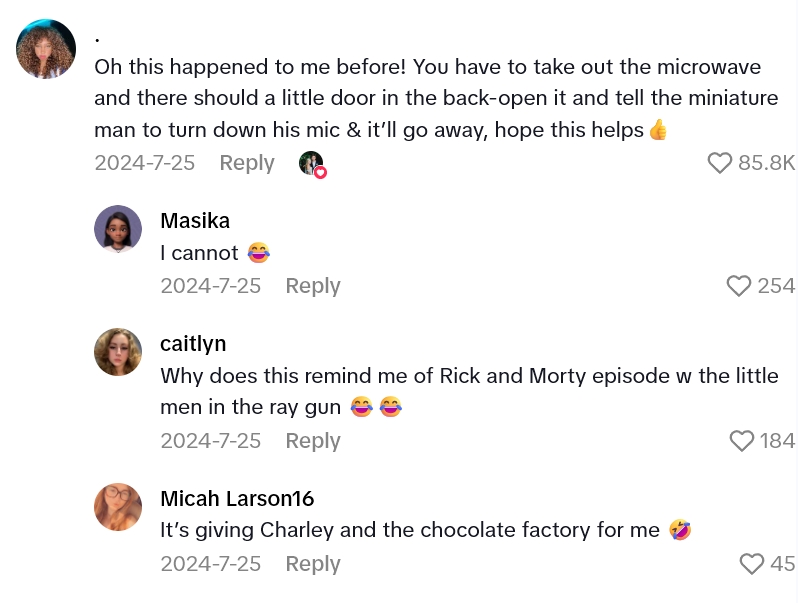 2025 08 28 21 12 05 Every Time The Power To Their Microwave Resets, They Hear A Ghostly Voice Come Through It. Whats Going On?