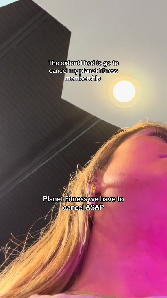 Megan Million cancelling a Planet Fitness membership