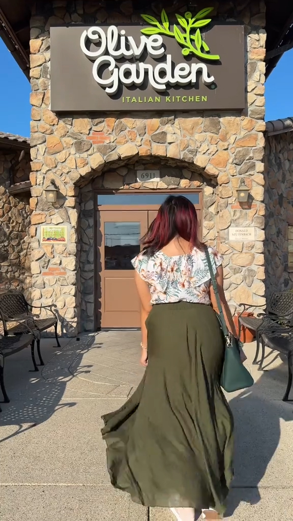 A giant bucket of Olive Garden soup