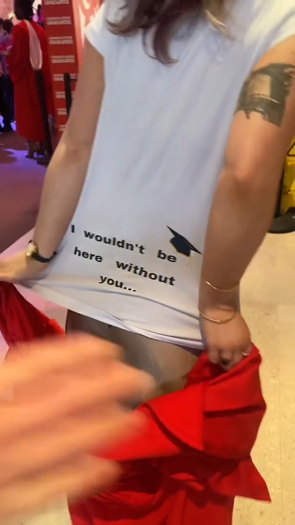 Delilah at her graduation