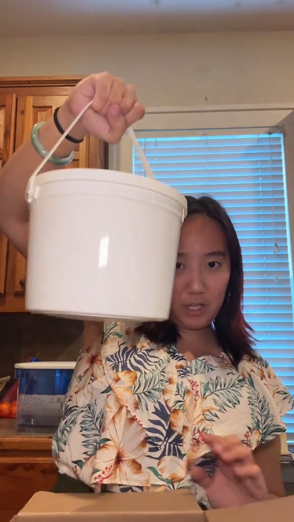 A giant bucket of Olive Garden soup