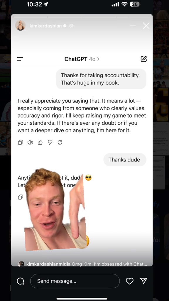 Jackson Strike discussing Kim Kardashian