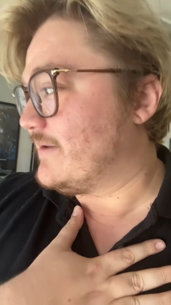 Wyatt watching a man wash his car