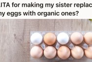 Her Sister Has A Track Record Of Eating Others’ Food On Family Vacations, And Then She Woke Up To Find Out Almost All Of Her Eggs Were Gone