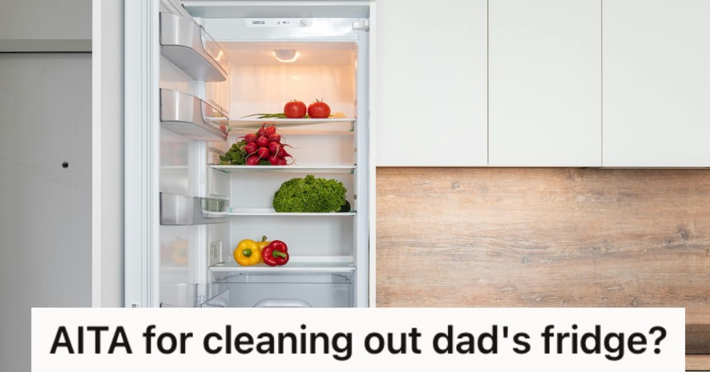 A fridge containing fresh vegetables