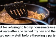 He’s Sick Of His Housemate’s Disrespect, And After She Ruined His Pan, His Patience Ran Out