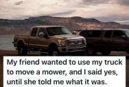 Truck Owner Was More Than Happy To Help Her Recently Divorced Friend Haul Stuff To Her New Place, But Then She Found Out What She Was Transporting