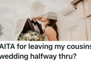 He Was Happy To Attend His Cousin’s Wedding Despite Them Not Being Close, But After The Way He Was Treated, He Couldn’t Wait To Leave
