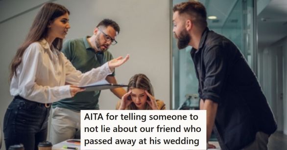 Group of people arguing